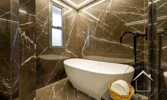 Imagem 5: Apartamento com 211m² • 4 Suítes • 3 Vagas. Projeto assinado por Jonas Birger Arquitetura