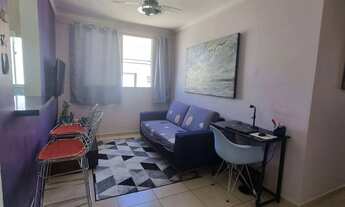 Imagem 3: Apartamento 02 dormitórios, 01 banheiro social, sala pra dois ambientes, cozinha americana