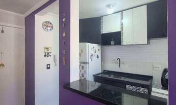 Imagem 6: Apartamento 02 dormitórios, 01 banheiro social, sala pra dois ambientes, cozinha americana