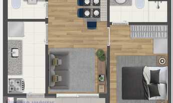 Imagem: Apartamento com 1 quarto, 39m², à venda