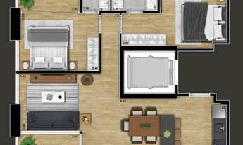 Imagem: Apartamento com 2 quartos, 91m², à venda