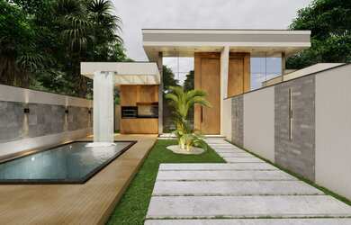 Imagem 2: Casa para Venda em Rio das Ostras, Ouro Verde, 3 dormitórios, 1 suíte, 2 vagas