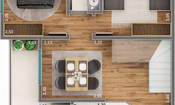 Imagem 3: Cobertura com 2 quartos, 104,41m², à venda em São José dos Campos, Parque Residencial Flam