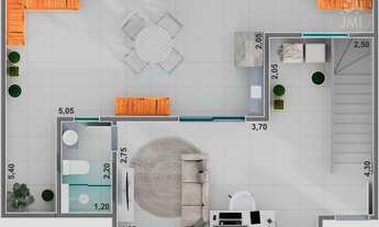 Imagem 3: Cobertura com 2 quartos, 106,21m², à venda em São José dos Campos, Parque Residencial Flam