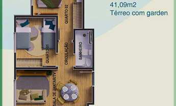 Imagem 5: Apartamento à venda, no COEVO - MORATTA RESIDENCE, em Jacareí, Jardim Elza Maria, com 2 qu