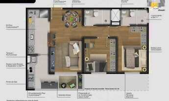 Imagem 2: Apartamento com 2 quartos, 58,13m², à venda em São José dos Campos, Parque Industrial