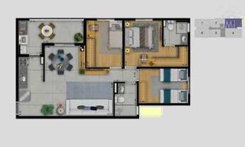 Imagem 3: Apartamento com 3 quartos, 79,5m², à venda em São José dos Campos, Parque Industrial