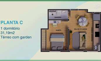 Imagem 2: Apartamento Garden à venda, no COEVO - MORATTA RESIDENCE, em Jacareí, Jardim Elza Maria, c