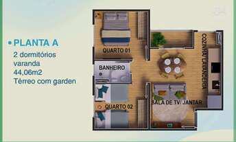 Imagem 7: Apartamento Garden à venda, no COEVO - MORATTA RESIDENCE, em Jacareí, Jardim Elza Maria, c