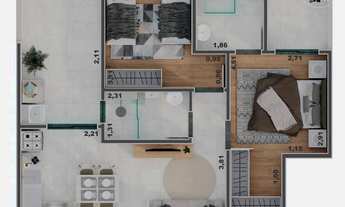 Imagem 3: Apartamento Garden à venda, no SEVEN - UNIQUE SOLLARE, em São José dos Campos, Parque Resi