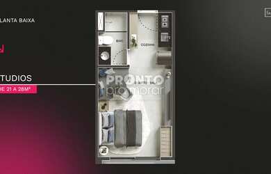 Imagem: Flat com 1 quarto em Piedade