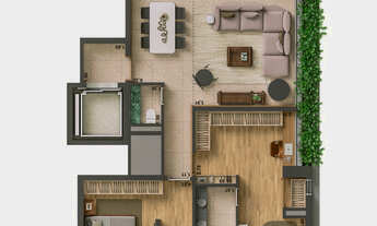 Imagem 3: Cobertura Penthouse com 304 m², 3 suítes e 3 vagas a venda no Brooklin, São Paulo