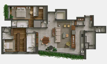 Imagem 7: Cobertura Penthouse com 304 m², 3 suítes e 3 vagas a venda no Brooklin, São Paulo