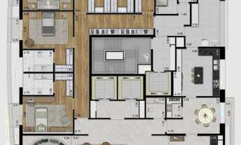 Imagem 3: Apartamento com 424 m², 4 suítes e 5 vagas à venda no Itaim Bibi, São Paulo