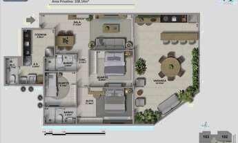 Imagem 7: Apartamento para Venda em Rio de Janeiro, RECREIO DOS BANDEIRANTES, 3 dormitórios, 1 suíte