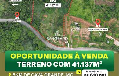 Imagem: TERRENO, À VENDA, AS MARGENS DA RODOVIA