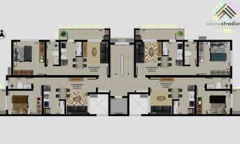 Imagem 4: Apartamento à venda, no Botânica Residence, em Santa Maria, Camobi, com 1 quarto, 46,17m²