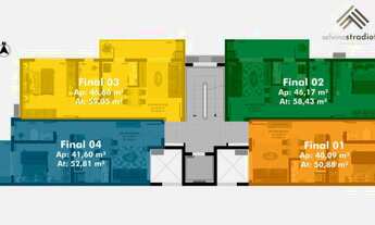 Imagem 6: Apartamento à venda, no Botânica Residence, em Santa Maria, Camobi, com 1 quarto, 46,17m²