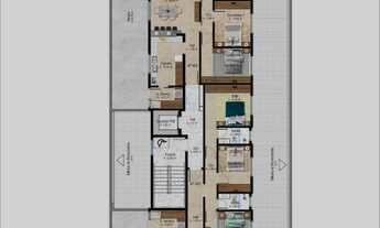 Imagem 2: Apartamento com 3 quartos, 118,00m², à venda em Santa Maria, Bonfim