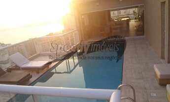 Imagem 3: Cobertura em Santos com vista mar, Gonzaga 4 dormitórios