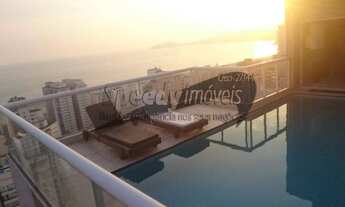 Imagem 2: Cobertura em Santos com vista mar, Gonzaga 4 dormitórios