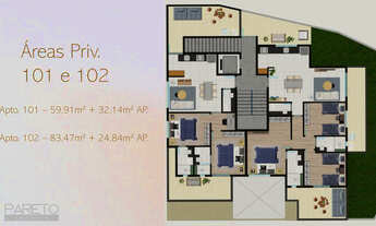 Imagem 6: Cobertura com 2 quartos, 113,00m², à venda em Belo Horizonte, Santa Lúcia
