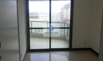 Imagem 2: Apartamento quarto e sala na Barra com vista mar, banheiro, varanda, área de serviço, acab