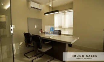 Imagem 4: Sala comercial em Alphaville totalmente mobiliada com 98m² pronta para trabalhar com 2 vag