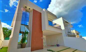 Imagem 3: Vilas do Lago - Casa à venda na Lagoa Redonda com 180m2 - 3 suítes + Gabinete - Lazer comp