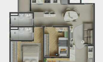 Imagem 4: WIN RUDGE RAMOS – BREVE LANÇAMENTO – SÃO BERNARDO – 57M² – 2 DORMITÓRIOS/1 SUÍTE – 1 VAGA