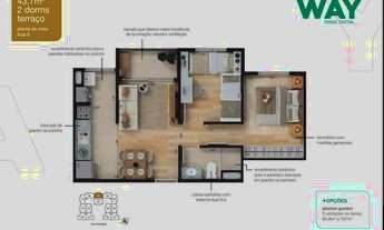 Imagem 4: WAY PARQUE CENTRAL – LANÇAMENTO | Aptos de 2 Dorms até 107m²