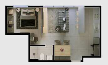 Imagem 6: YOU BASILAR – EM LANÇAMENTO – SÃO CAETANO DO SUL – 36 A 47M² – 1 E 2 DORMITÓRIOS – OPCIONA