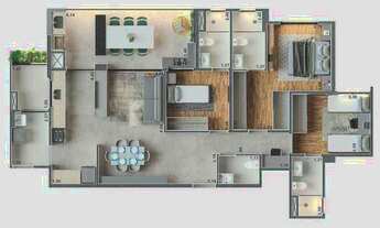 Imagem 3: FIGUEIRAS BY MUTIRÓ – OBRAS INICIADAS – SANTO ANDRÉ – 112,25M² – 3 DORMITÓRIOS (3 SUÍTES