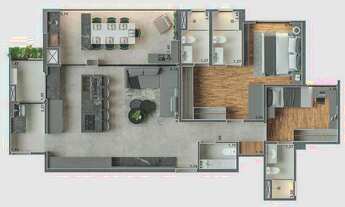 Imagem 5: FIGUEIRAS BY MUTIRÓ – OBRAS INICIADAS – SANTO ANDRÉ – 112,25M² – 3 DORMITÓRIOS (3 SUÍTES
