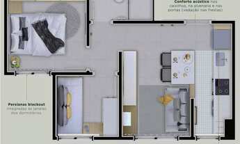 Imagem 5: HORIZONTE BELA VISTA – APARTAMENTOS DE 34,99 M² – ABAIXO DO PREÇO – NO CORAÇÃO DE SANTO AN