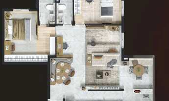 Imagem 5: INFINITE MBIGUCCI – LANÇAMENTO – SÃO CAETANO – 81M² – 2 OU 3 DORMITÓRIOS/1 SUÍTE – 2 OU 3