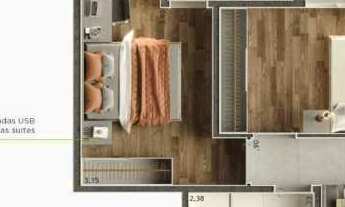 Imagem 4: JUMP ASSUNÇÃO – SANTO ANDRÉ – ATÉ 59,79M² – 2 DORMS / 2 SUÍTES – 1 OU 2 VAGAS