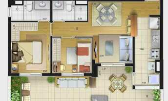 Imagem 4: EDIFÍCIO ATTUALE – LORENZINI – PRONTO PARA MORAR | 2 E 3 DORMS | VAGAS DISPONÍVEIS