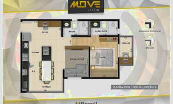 Imagem 6: MOVE JARDIM – LANÇAMENTO EM SANTO ANDRÉ – ATÉ 101M² – 1 A 2 DORMITÓRIOS – 1 VAGA