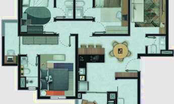 Imagem 5: PALAZZO ELEVATO – SANTO ANDRÉ – 100m² | 3 SUÍTES | 2 VAGAS | 3 VARANDAS