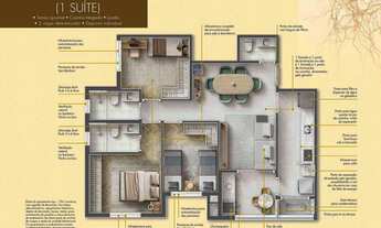 Imagem 4: RAÍZES LORENZINI – LANÇAMENTO – SÃO CAETANO – 68 E 79M² – 2 E 3 DORMS (SUÍTE) – ATÉ 2 VAGA
