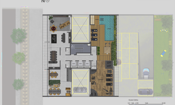 Imagem 6: Studio à venda, no Carbon, em Belo Horizonte, Lourdes, com 1 quarto, 24,93m²