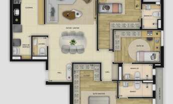 Imagem 3: Apartamento à venda, no History, em Belo Horizonte, Funcionários, com 3 quartos, 112,14m²