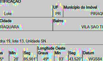 Imagem 2: Oportunidade Única em PIRAQUARA - PR | Tipo: Terreno | Negociação: Venda Online