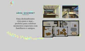 Imagem 6: Apartamento na planta com 3 dormitórios sendo 2 suítes com vista para o mar em Balneário P