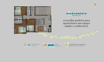 Imagem 3: Apartamento na planta com 3 dormitórios sendo 2 suítes com vista para o mar em Balneário P