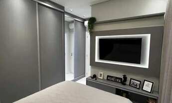 Imagem 4: Apartamento vista mar com 2 suítes e 3 vagas de garagem em Balneário Perequê