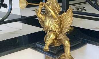 Imagem 5: Casa Neoclássica mobiliada com 4 suítes e 4 vagas de garagem em condomínio fechado no bair