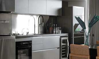 Imagem 6: Apartamento Duplex mobiliado com 3 dormitórios sendo 3 suítes e 2 vagas de garagem - Jurer