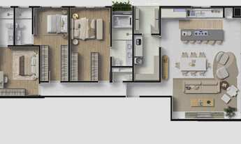 Imagem 7: Apartamento frente mar com 3 suítes e 2 vagas de garagem no Centro de Navegantes/SC